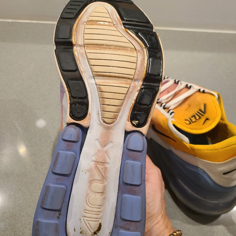 Nike Air Max Gradient Yellow Pink Purple Sneakers